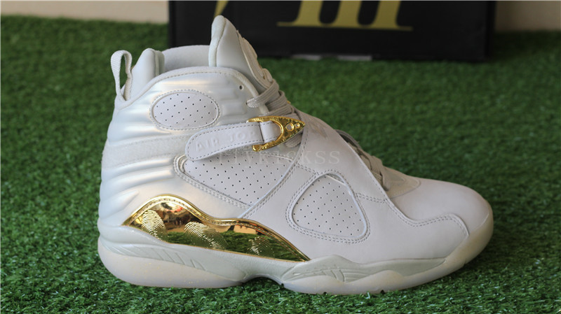 Authentic Air Jordan 8 Championship Trophy Champagne Pack